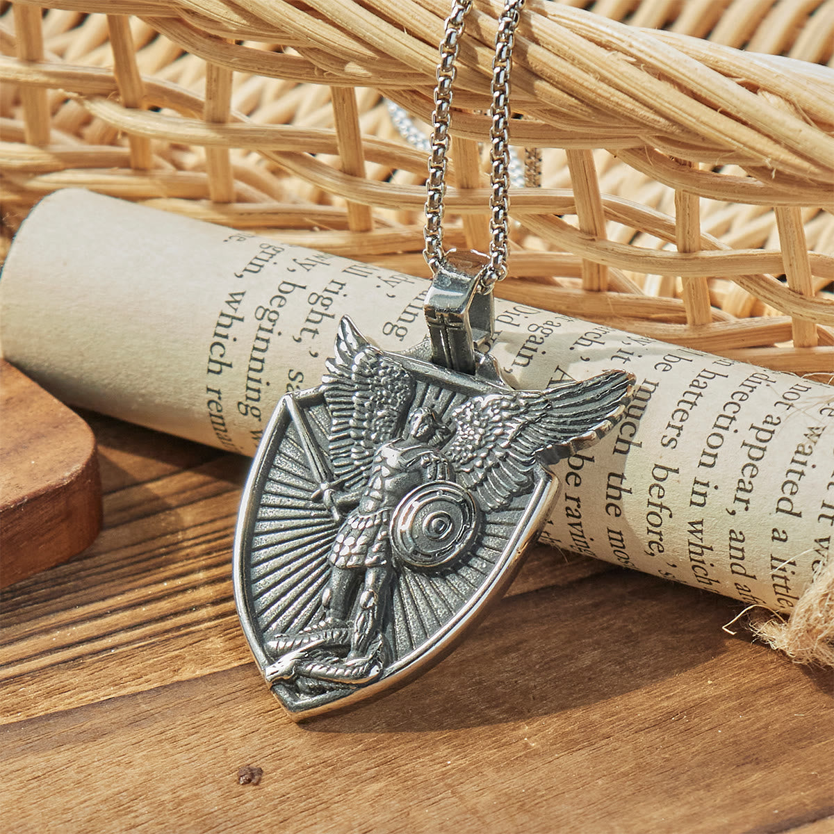 Christianartworkshop Vintage Shield St. Michael the Archangel