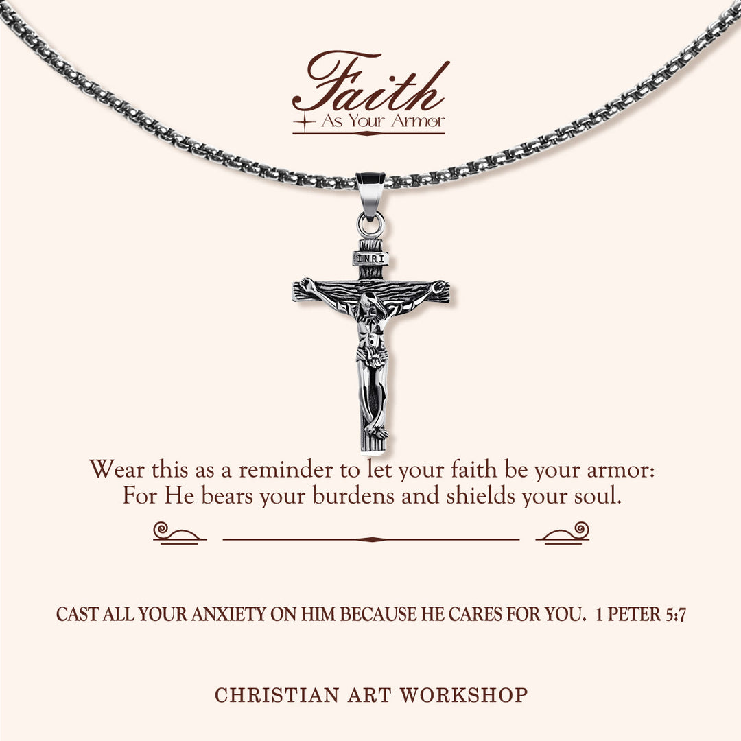 FREE Today: Christ Jewelry Crucifix Pendant Charm Necklace