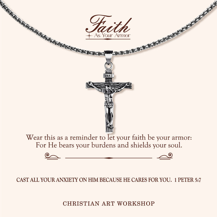 FREE Today: Christ Jewelry Crucifix Pendant Charm Necklace