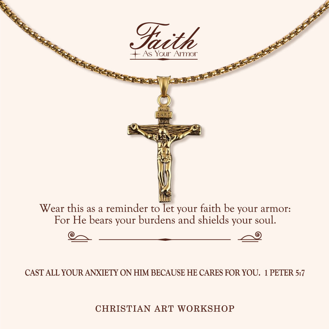 FREE Today: Christ Jewelry Crucifix Pendant Charm Necklace