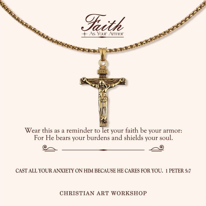 FREE Today: Christ Jewelry Crucifix Pendant Charm Necklace