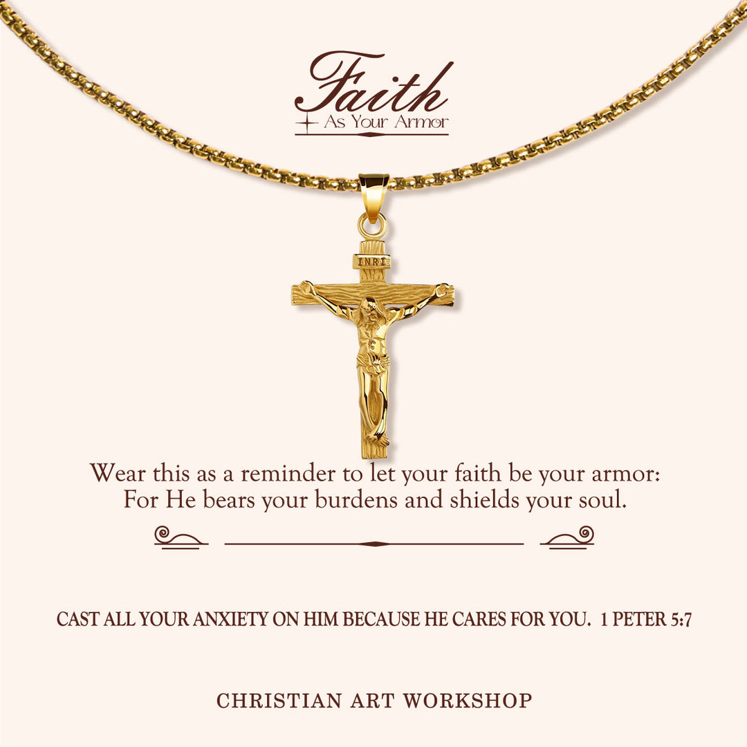FREE Today: Christ Jewelry Crucifix Pendant Charm Necklace