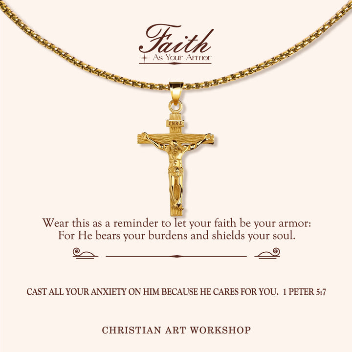 FREE Today: Christ Jewelry Crucifix Pendant Charm Necklace