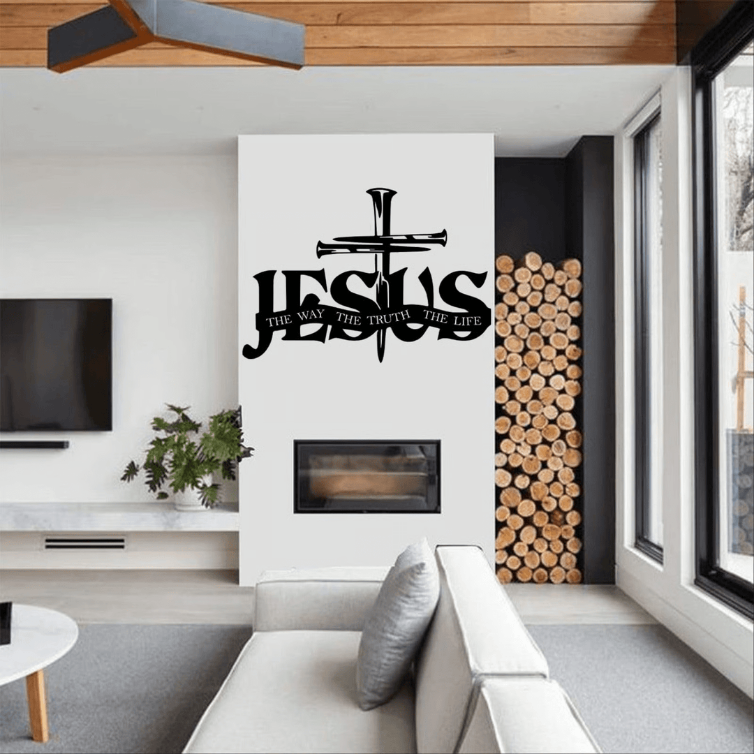 Christianartworkshop Faithful Jesus & Cross Design Wall Hanging Art Home Decoration - image 4