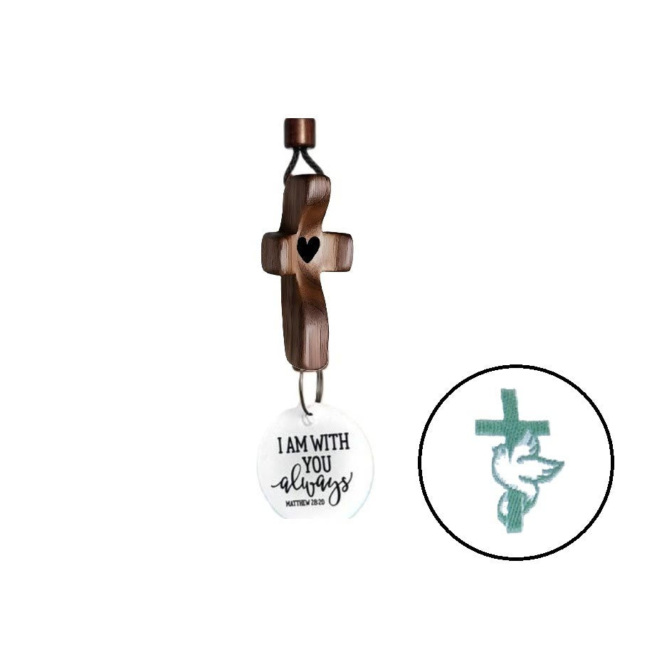 Christianartworkshop Bible Verse Car Hanging Cross Ornament: Scan for a Bible Verse Every Day - K - image 14