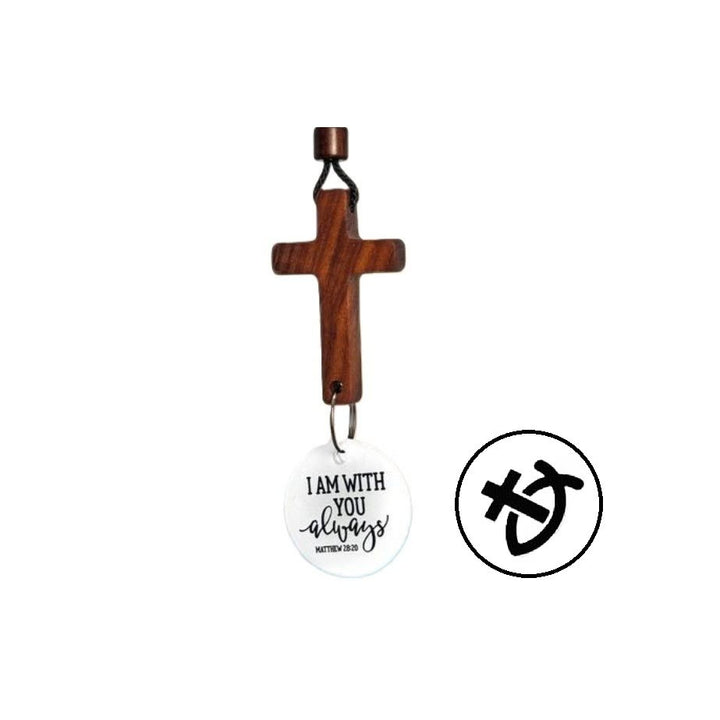 Christianartworkshop Bible Verse Car Hanging Cross Ornament: Scan for a Bible Verse Every Day - C - image 6