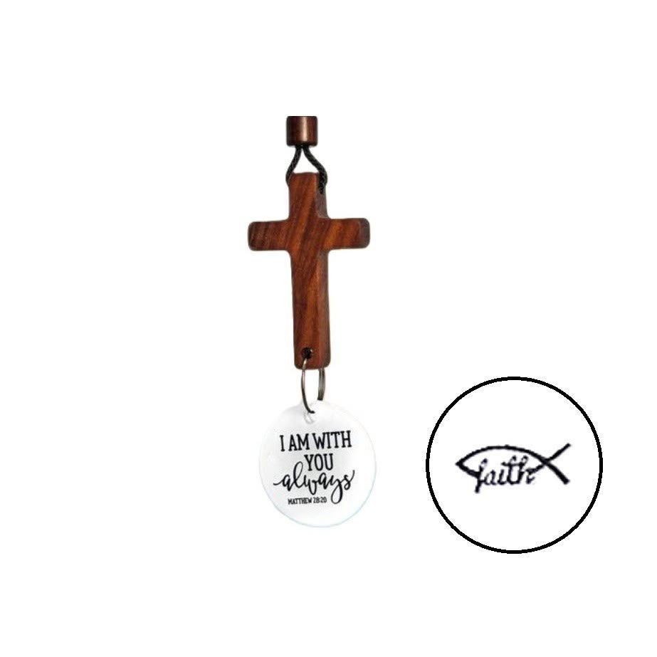 Christianartworkshop Bible Verse Car Hanging Cross Ornament: Scan for a Bible Verse Every Day - G - image 10