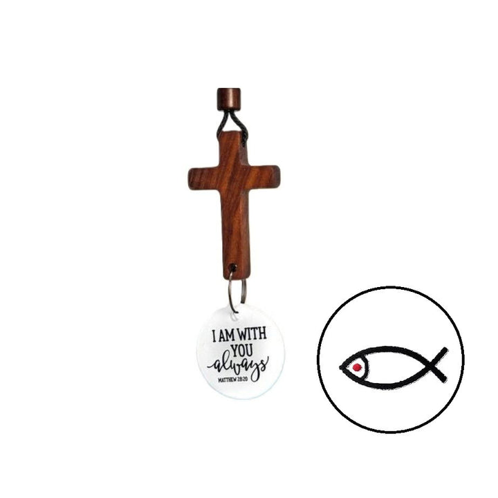 Christianartworkshop Bible Verse Car Hanging Cross Ornament: Scan for a Bible Verse Every Day - D - image 7