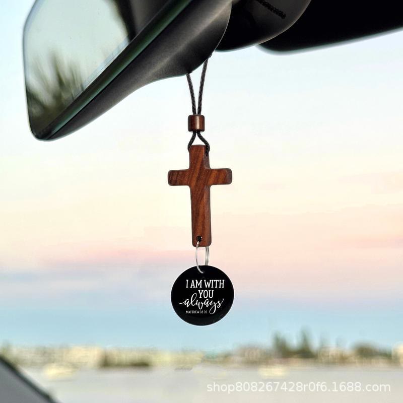 Christianartworkshop Bible Verse Car Hanging Cross Ornament: Scan for a Bible Verse Every Day - image 18