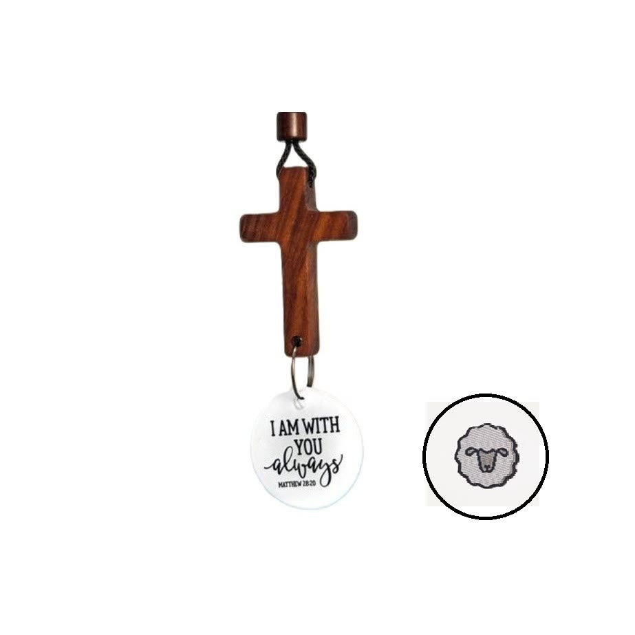 Christianartworkshop Bible Verse Car Hanging Cross Ornament: Scan for a Bible Verse Every Day - B - image 5