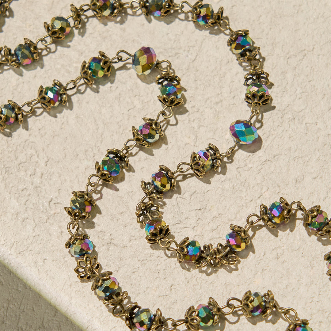 FREE Today: Faithful Hematite Rosary Featuring Bronze Crucifix and Saint Benedict Charm - image 2