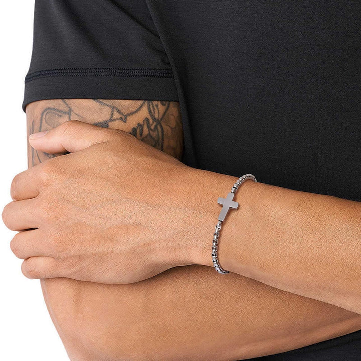 FREE Today: Minimalist Cross Chain Bracelets: Two Colors with Blessing Card - image 9