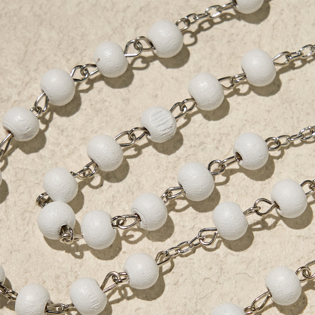 Christianartworkshop Divine Wooden Rosary in Red and White with Pope Francis Blessing Case - image 12