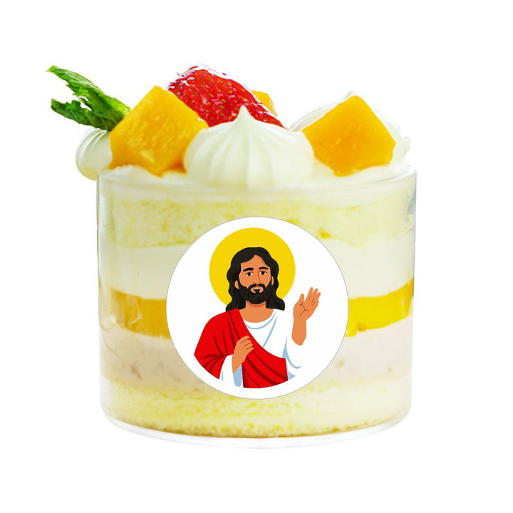 Christianartworkshop Jesus Loves You Round Stickers: 12 Faithful Styles to Share God's Love - image 5
