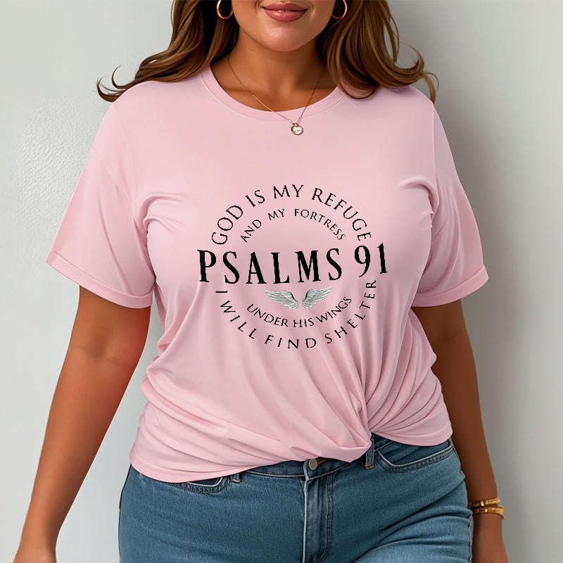 Christianartworkshop Psalm 91 God Is My Refuge Unisex T-shirt - image 17
