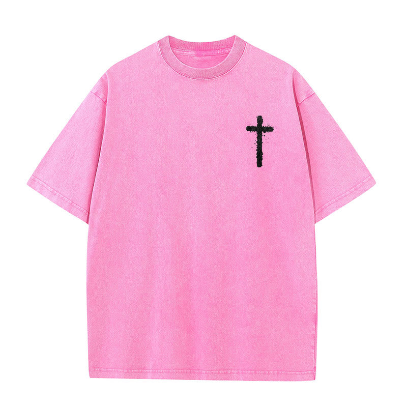Christianartworkshop Jesus Is King Christian Unisex Washed T-Shirt - image 21