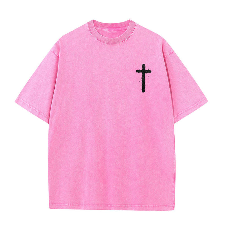 Christianartworkshop Jesus Is King Christian Unisex Washed T-Shirt - image 21