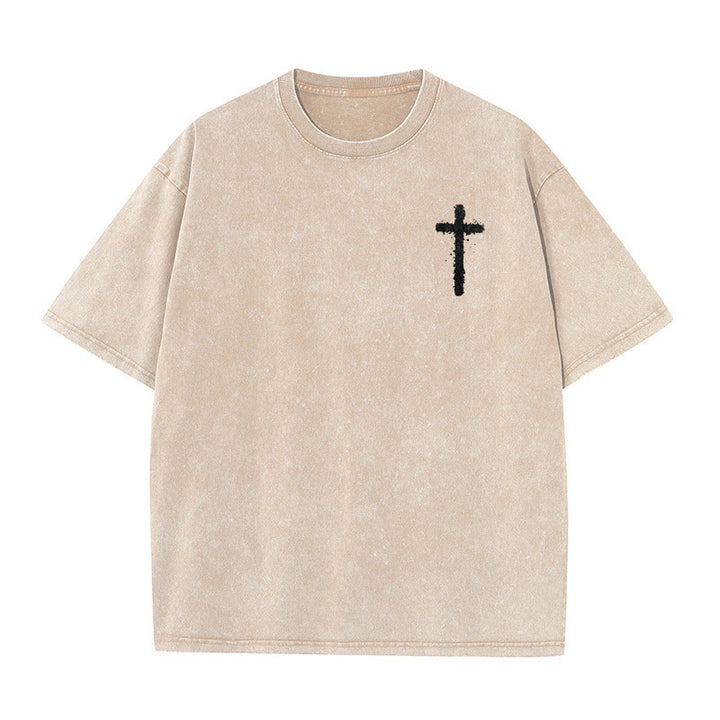 Christianartworkshop Jesus Is King Christian Unisex Washed T-Shirt - image 9