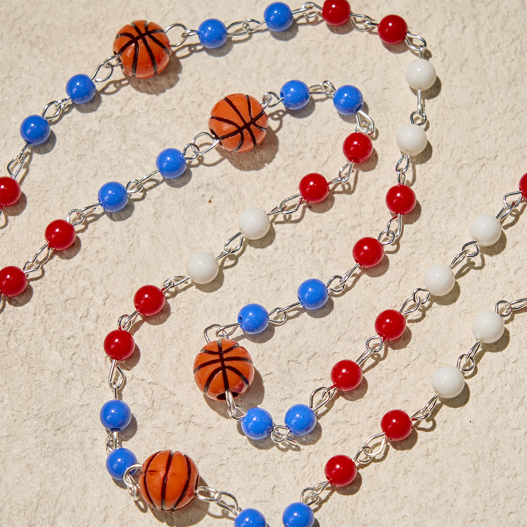 FREE Today: Patriotic Basketball Inspired Beads with St. Benedict Rosary for Sports Faith - image 6