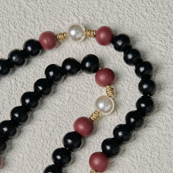 Christianartworkshop Devotional Black and Red Rosary with St. Benedict Blessing and Red Ornate Cross - image 9