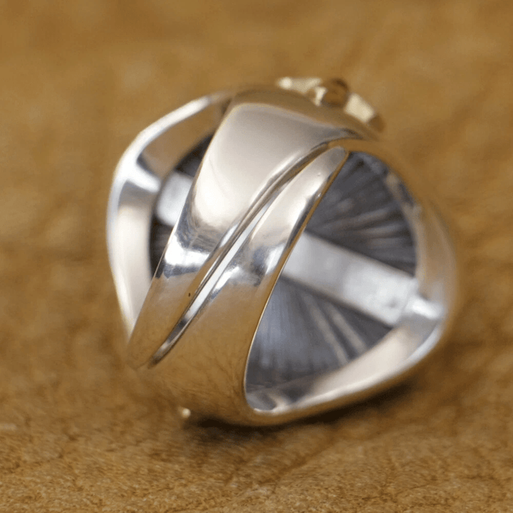Christianartworkshop Virgin Mary Oval Ring in 925 Silver Divine Protection and Prayer - image 6