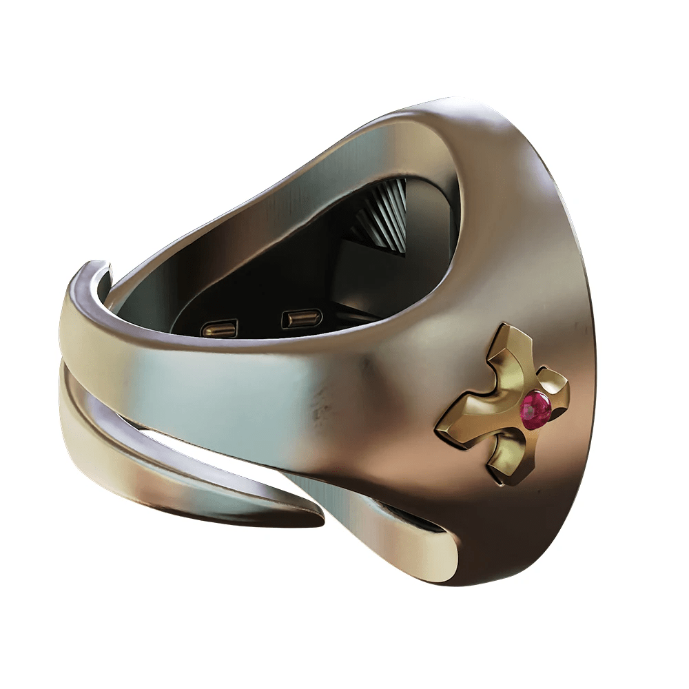 Christianartworkshop Sacred Heart Jesus Ring in 925 Silver: Symbol of Love and Sacrifice - image 8