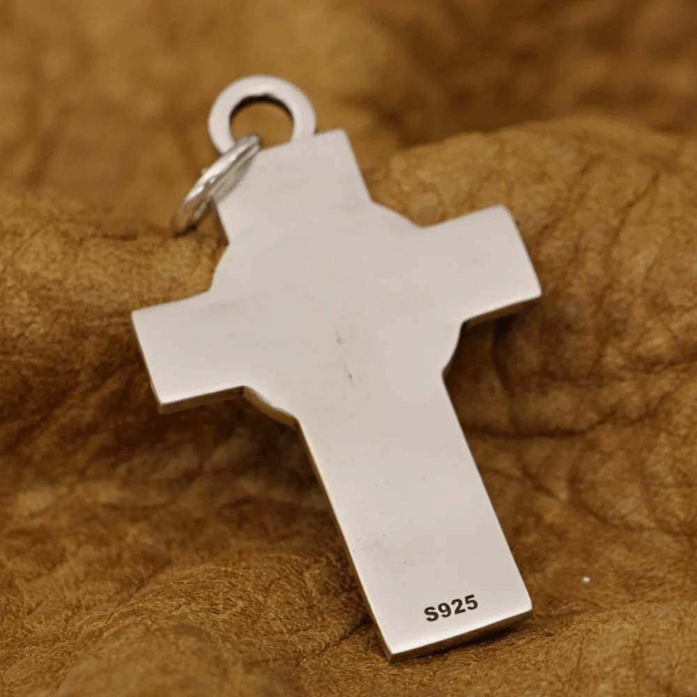 Christianartworkshop Jesus Christ Ascension with Holy Spirit Dove Necklace in Sterling Silver - image 10