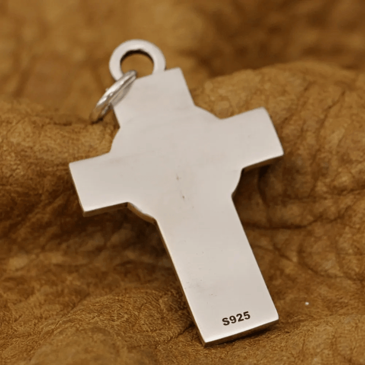 Christianartworkshop Jesus Christ Ascension with Holy Spirit Dove Necklace in Sterling Silver - image 10
