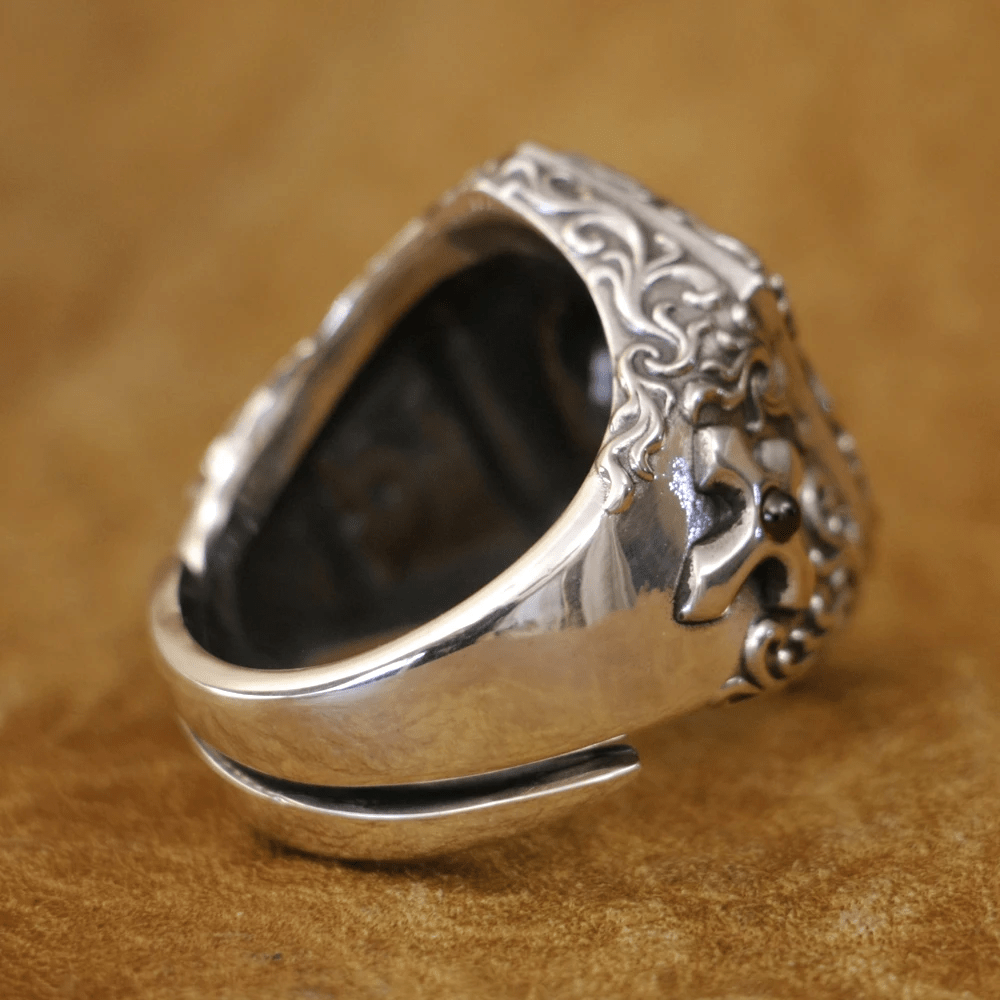 Christianartworkshop Jesus Christ Crown of Thorns Ring in Vintage Style Solid Sterling Silver - image 10