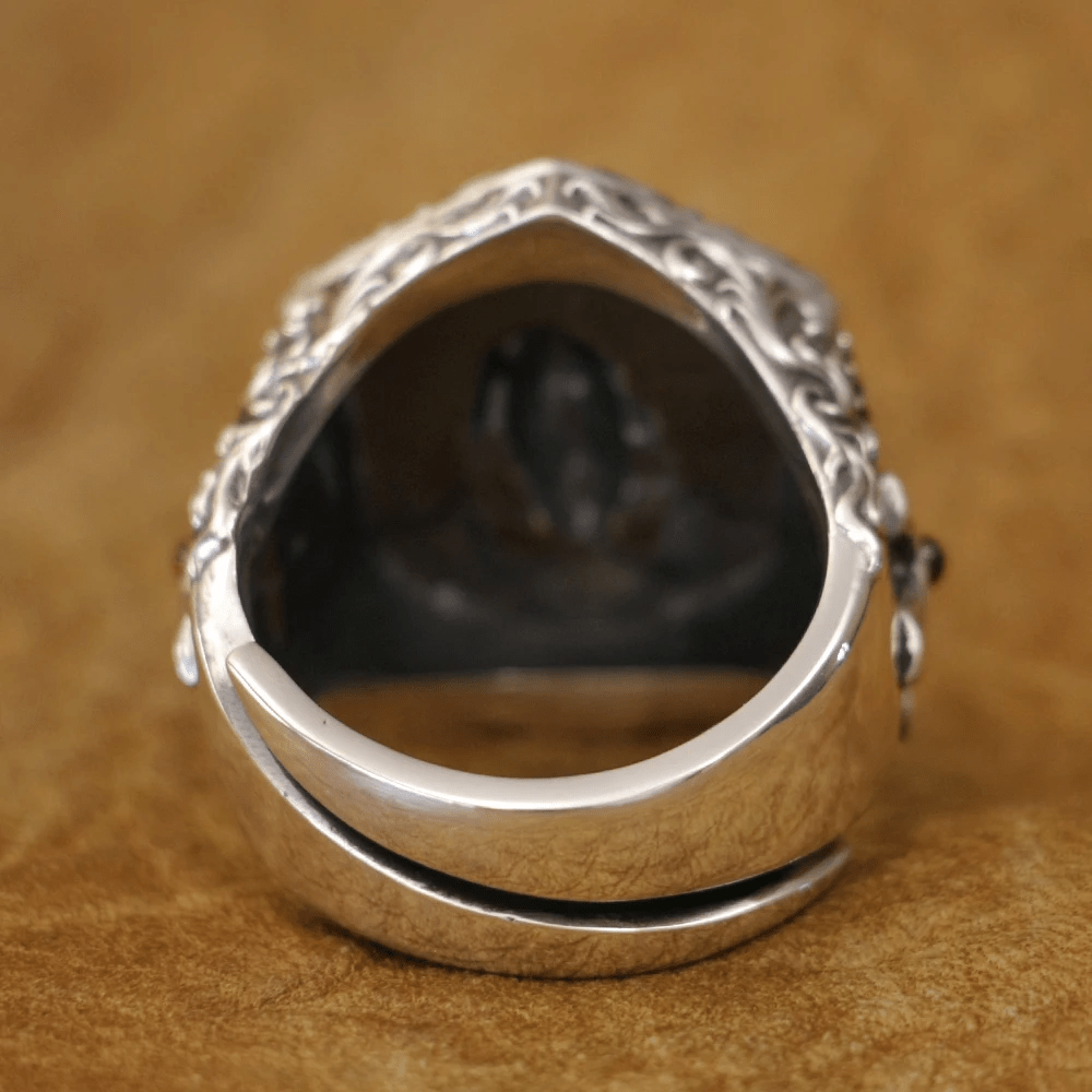 Christianartworkshop Jesus Christ Crown of Thorns Ring in Vintage Style Solid Sterling Silver - image 8
