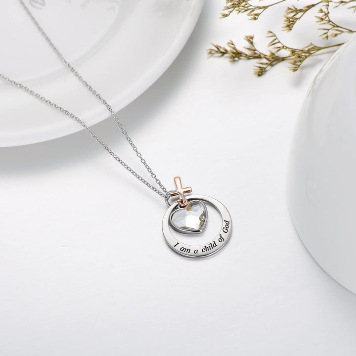 Christianartworkshop Delicate Mustard Seed Necklace with Cross and Scripture Message - image 5