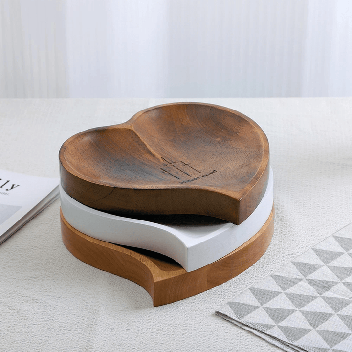 Christianartworkshop 3 Color Wooden Heart Shaped Prayer Bowl with Faith Note Cards - image 3