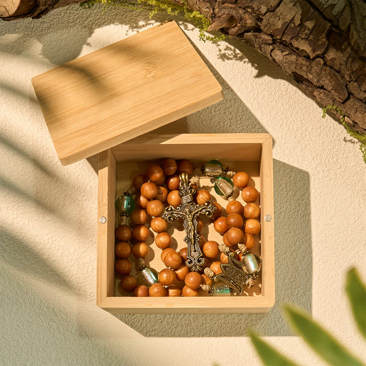 Sacred Rosary Wood Gift Box - image 3