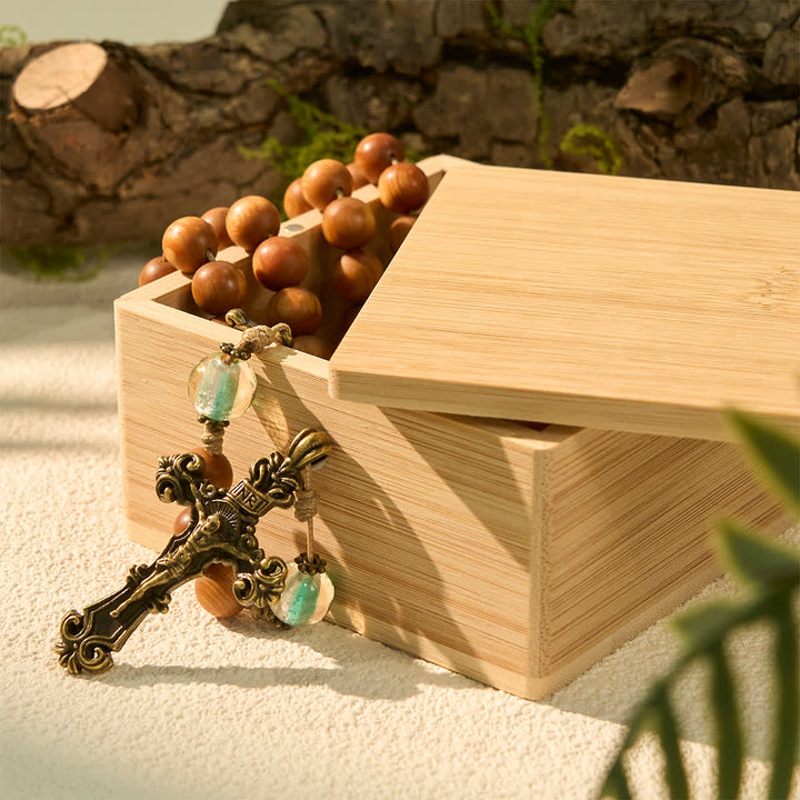Sacred Rosary Wood Gift Box - image 4
