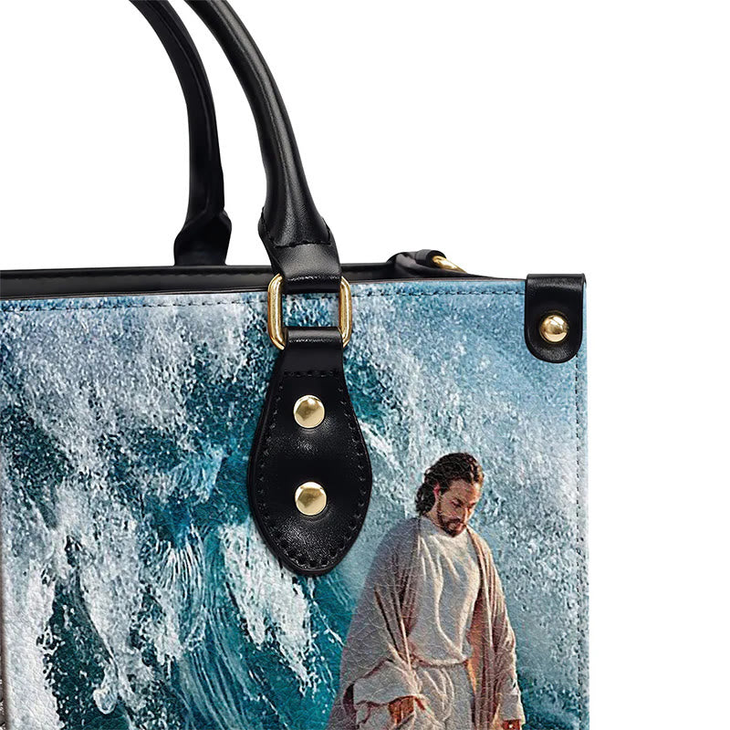 Christianartworkshop Spiritual Faith Handbag with Jesus Art: Carry Divine Inspiration - image 6