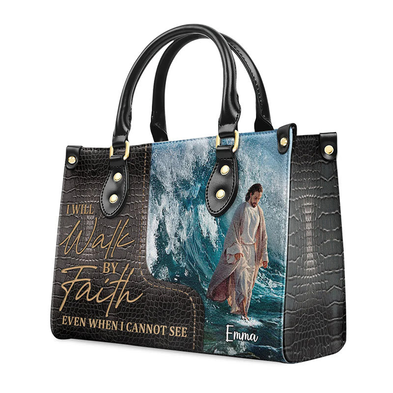 Christianartworkshop Spiritual Faith Handbag with Jesus Art: Carry Divine Inspiration - image 3