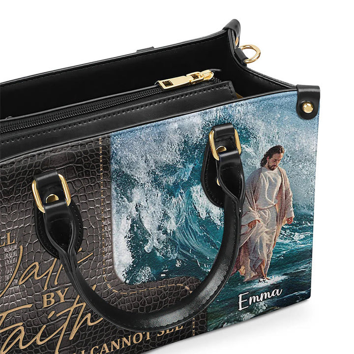 Christianartworkshop Spiritual Faith Handbag with Jesus Art: Carry Divine Inspiration - image 4