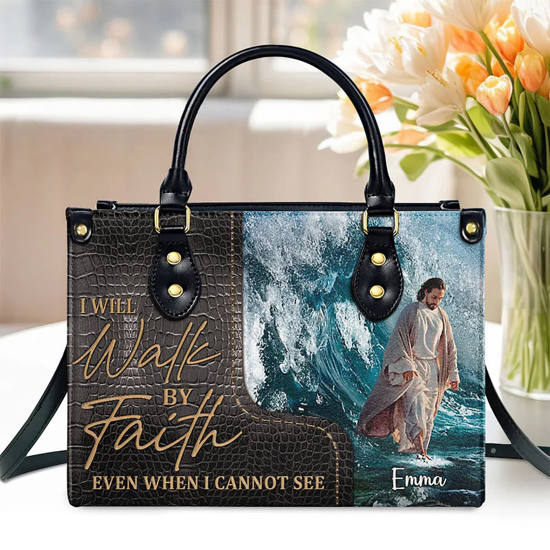 Christianartworkshop Spiritual Faith Handbag with Jesus Art: Carry Divine Inspiration - image 2