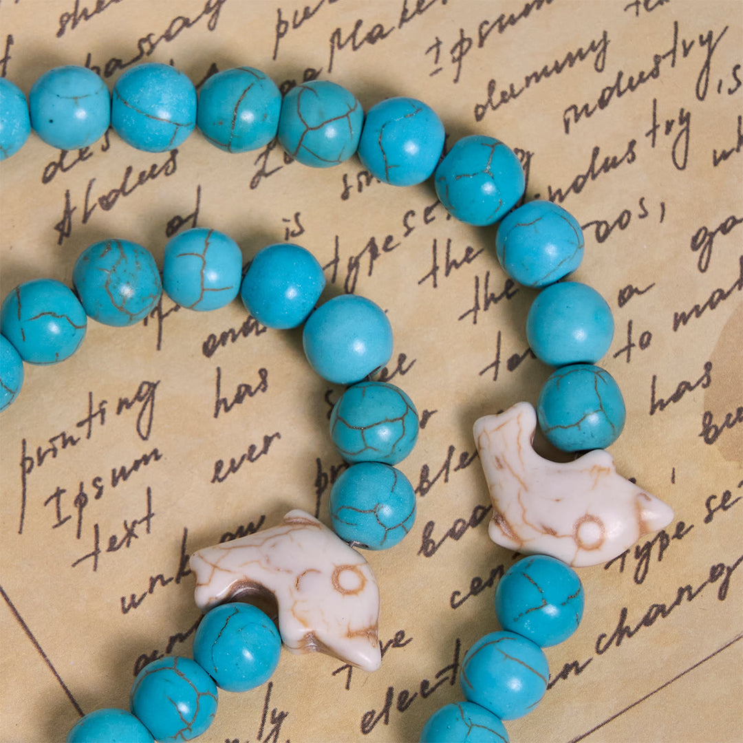 FREE Today: Blessed Dolphin Rosary with Turquoise Beads and Miraculous Medal: Ocean of Faith - image 6