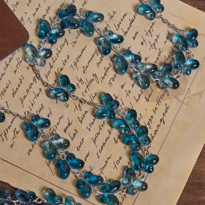 FREE Today: Wings of Devotion Shimmering Blue Butterfly Prayer Rosary with Miraculous Medal - image 6