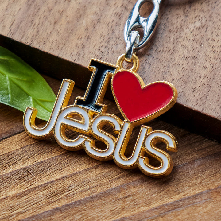 Christianartworkshop Believer's Choice Faithful Heart 4color I Love Jesus Keychain - image 14