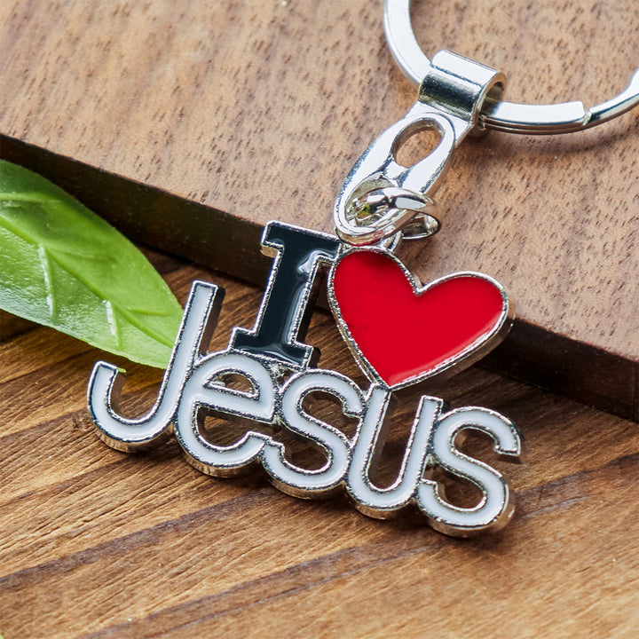Christianartworkshop Believer's Choice Faithful Heart 4color I Love Jesus Keychain - image 15