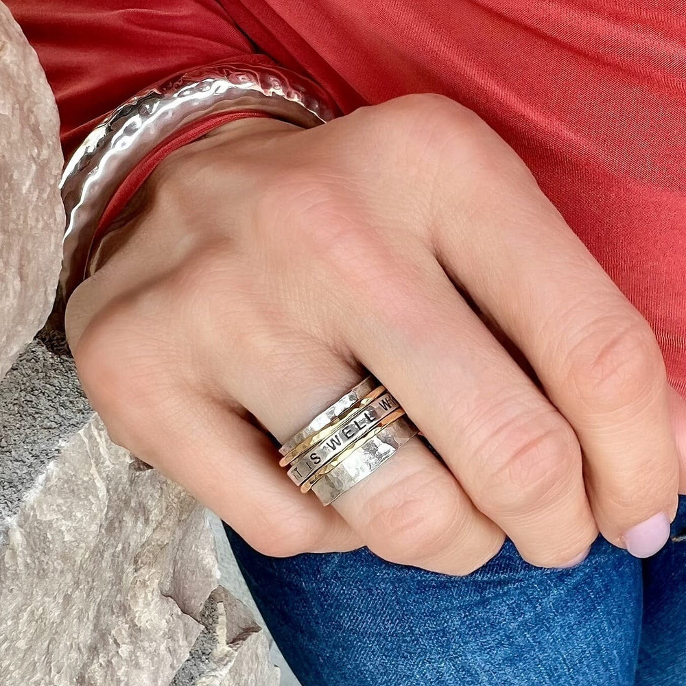 Christianartworkshop It Is Well With My Soul Inspirational Ring: Faith & Peace - image 2