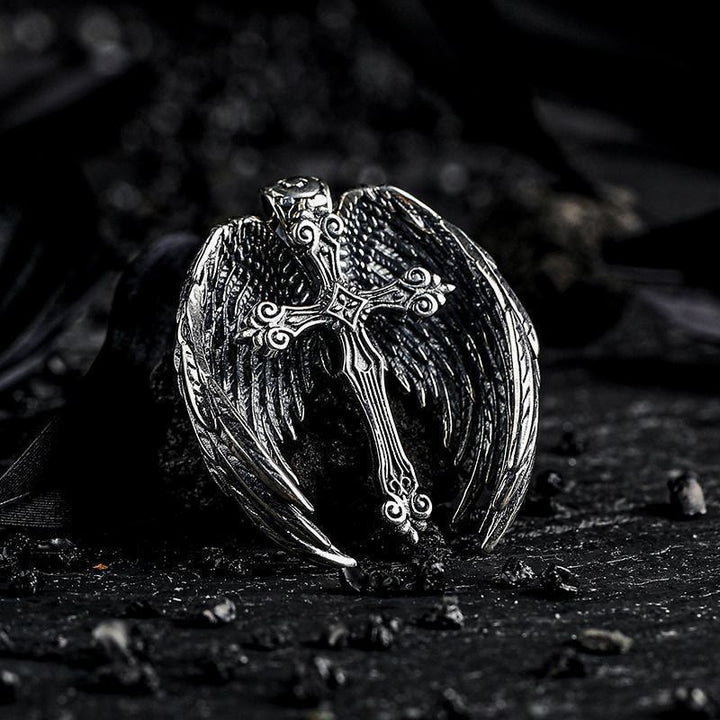 FREE Today: Guardian Angel Wings Cross Pendant Necklace: Spiritual Protection Jewelry - image 3