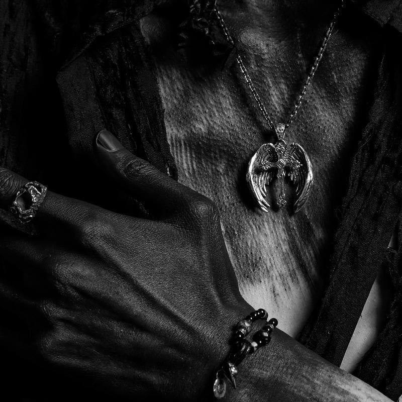 Christianartworkshop Guardian Angel Wings Cross Pendant Necklace: Spiritual Protection Jewelry - image 6