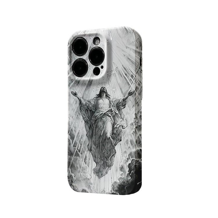 Christianartworkshop Heaven's Radiance Ascension of Christ Phone Case: Symbol of Eternal Hope - image 4