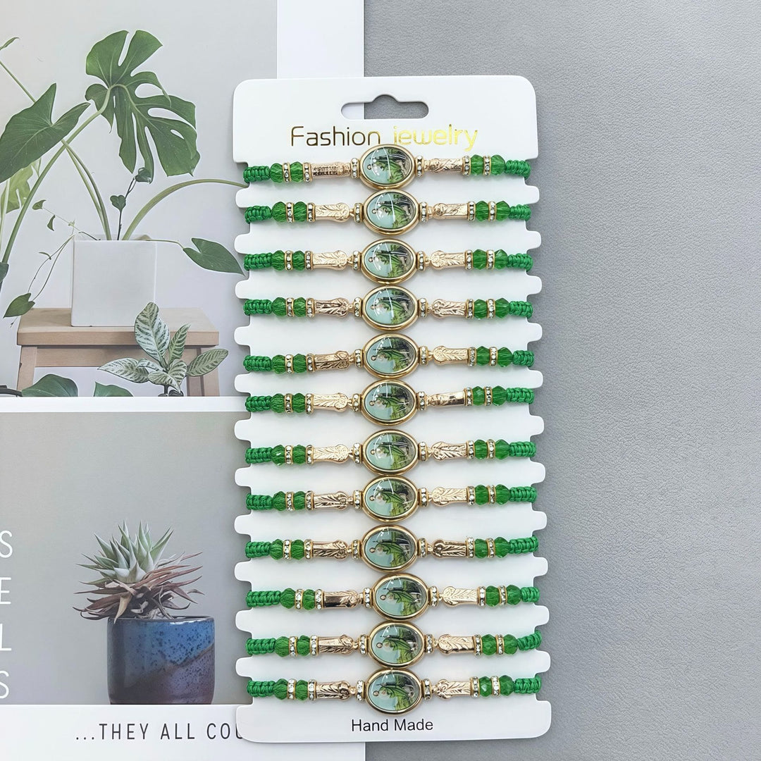 Christianartworkshop St. Jude Green Rope Adjustable Bracelets for Blessings and Divine Guidance - image 6