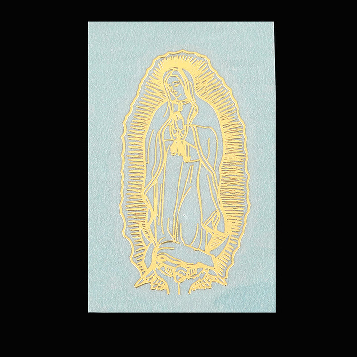 Christianartworkshop Golden Saint Sticker for Phone: Multiple Holy Figures Available - Our Lady of Guadalupe - image 5