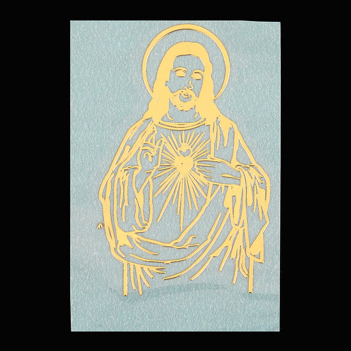 Christianartworkshop Golden Saint Sticker for Phone: Multiple Holy Figures Available - Sacred Heart of Jesus - image 6