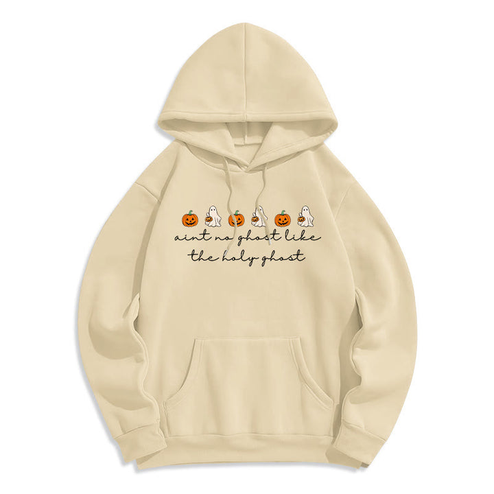 Christianartworkshop No Ghost Like the Holy Ghost Fleece Lined Polyester Hoodie - Beige - 2XL - image 3